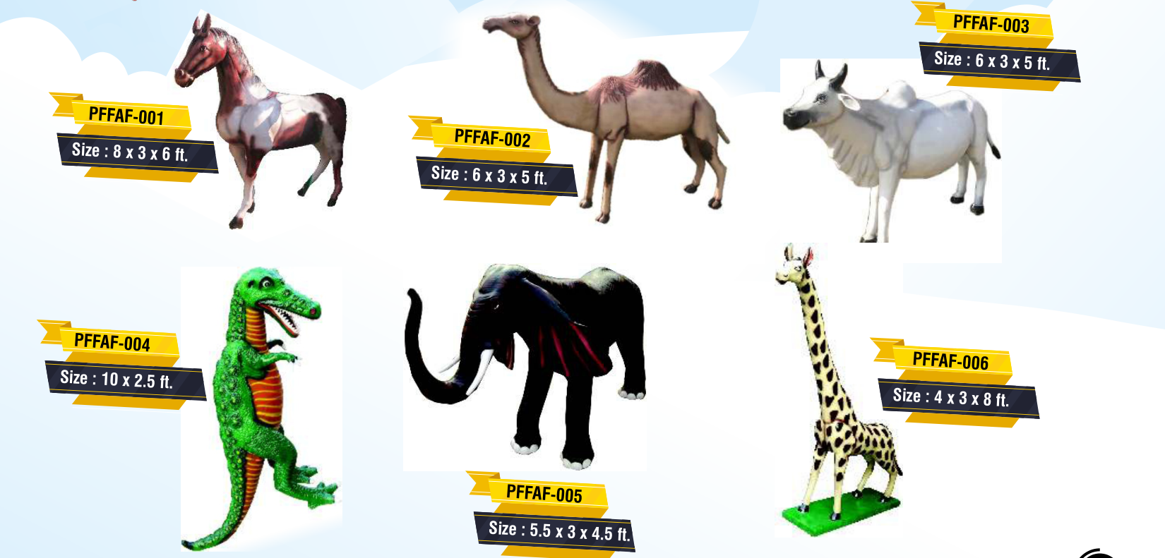 Fibre Animal Figures