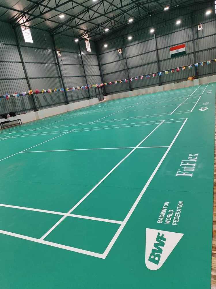 Indoor Badminton Court — Premium PVC