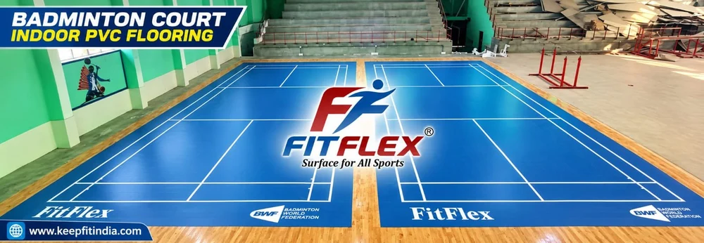 Indoor PVC Badminton Court Flooring (3 Years Warranty)