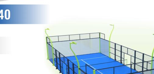 FF Classic 540 Padel Court